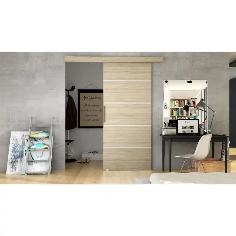 Posuvné dveře SKULEN 3 - 90 cm, dub sonoma Víkendová Akce