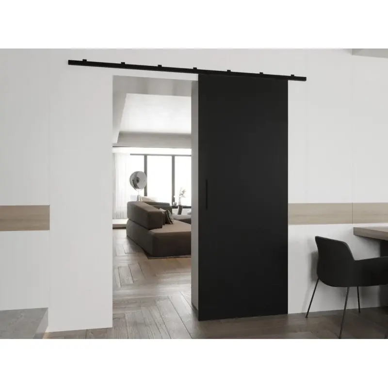 Interiérové posuvné dveře CONROE 1 - 80 cm, černé Nová Kolekce